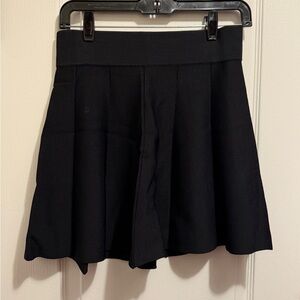 Black Pleated Skirt